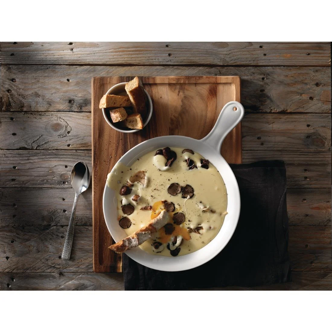 Steelite Simplicity Cookware White Presentation Pans 255mm - Image 2