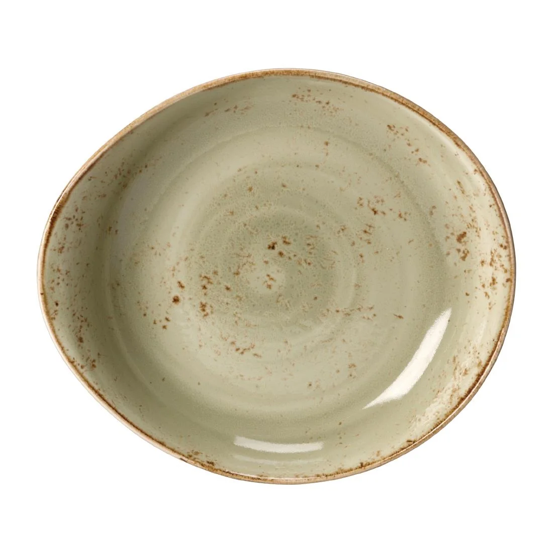 Steelite Craft Green Freestyle Bowls 280mm