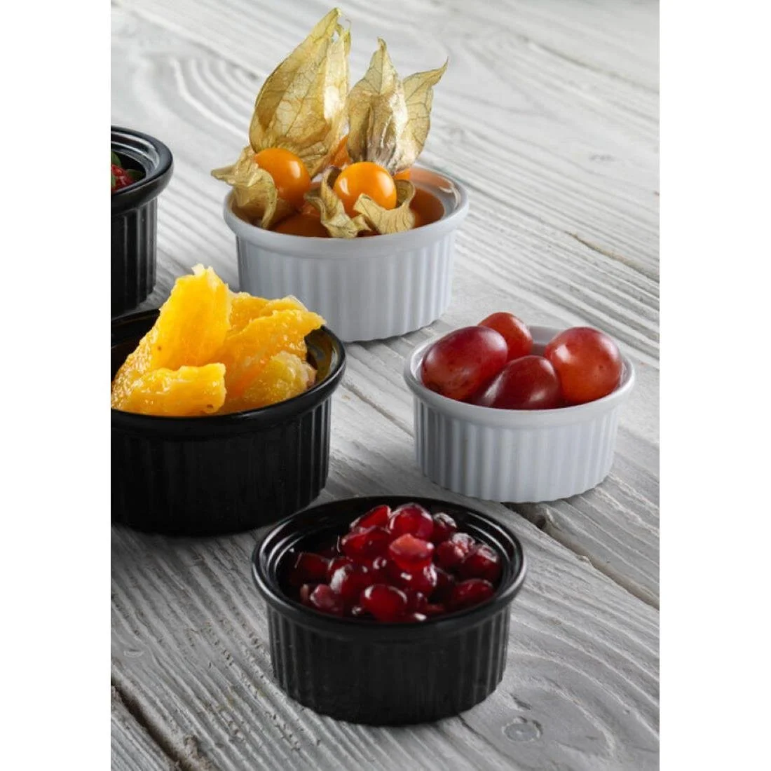 Steelite Must Haves Melamine Ramekins Black 60ml (12 Pack) - Image 2