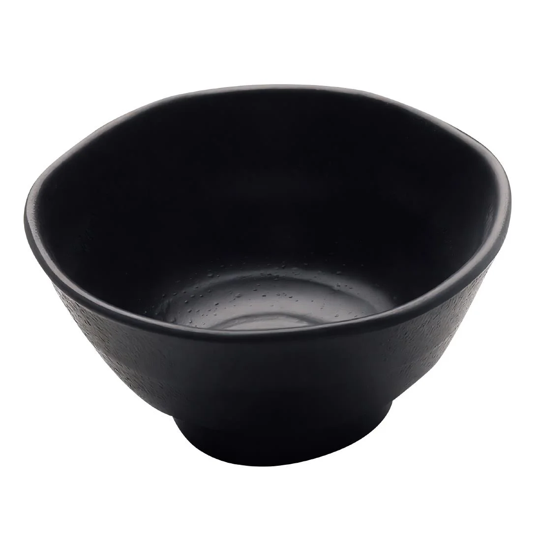 Utopia Zen Melamine Bowls Black 115mm (6 Pack) - Image 1