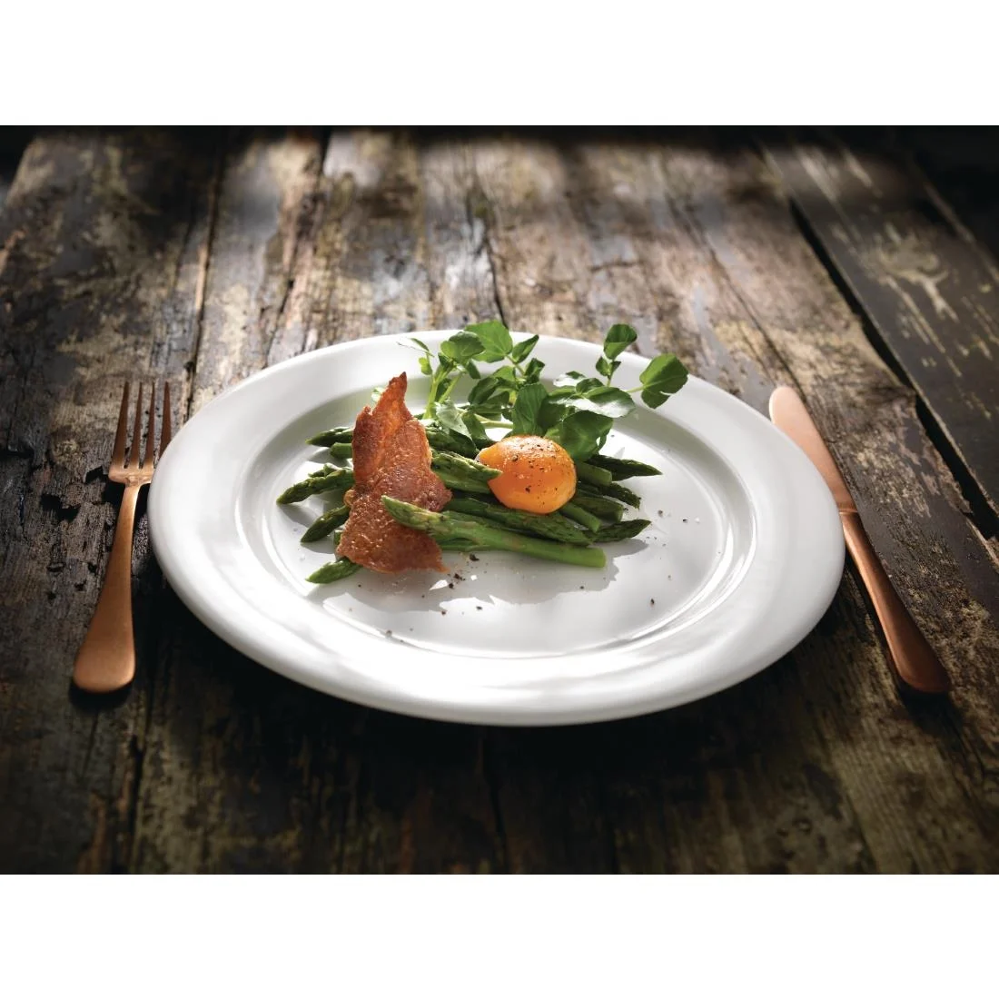 Steelite Monaco White Vogue Plates 255mm - Image 2