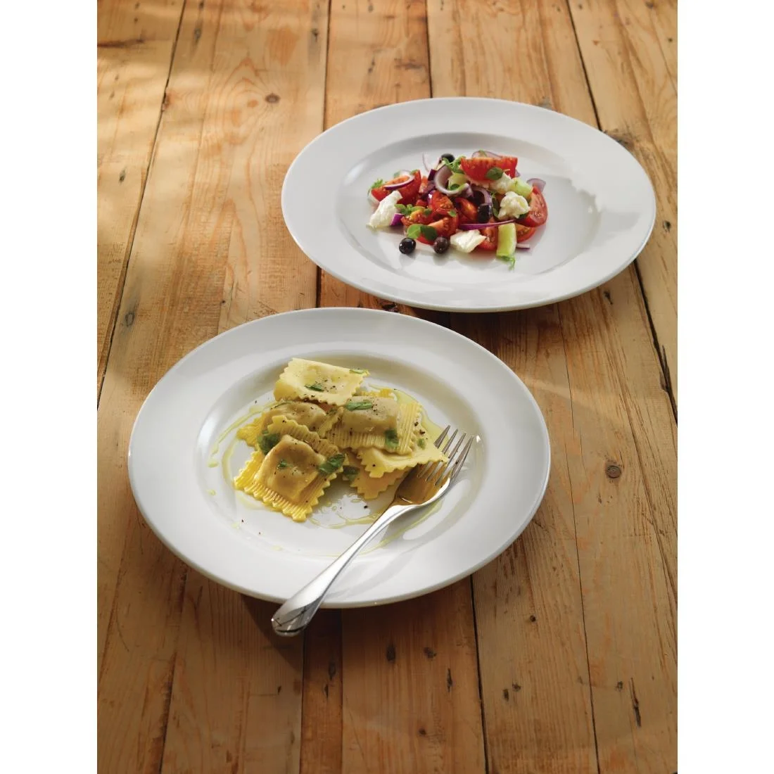Steelite Simplicity White Harmony Plates 252mm - Image 2