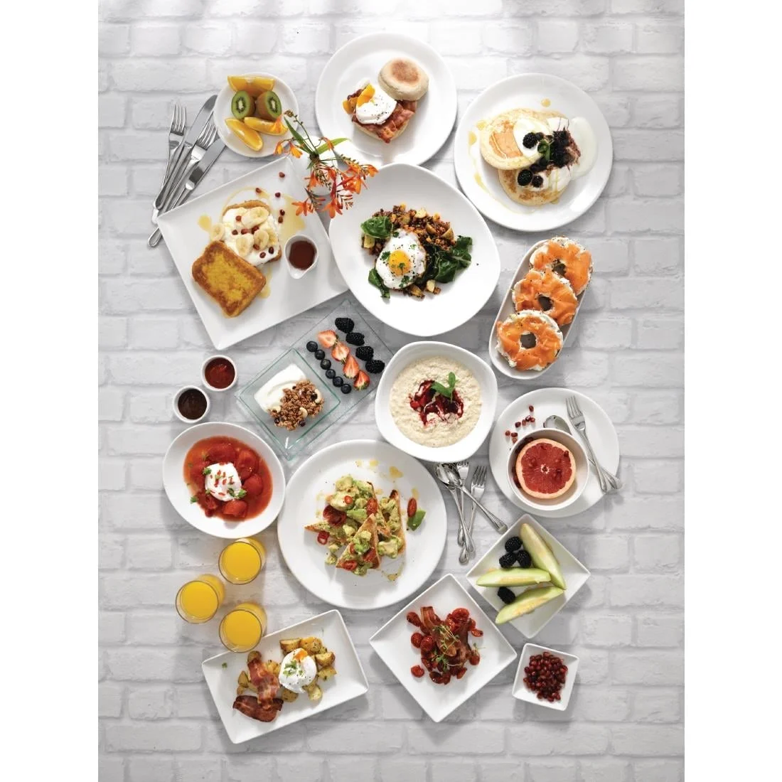 Steelite Taste Rectangle One Plates 270mm - Image 2