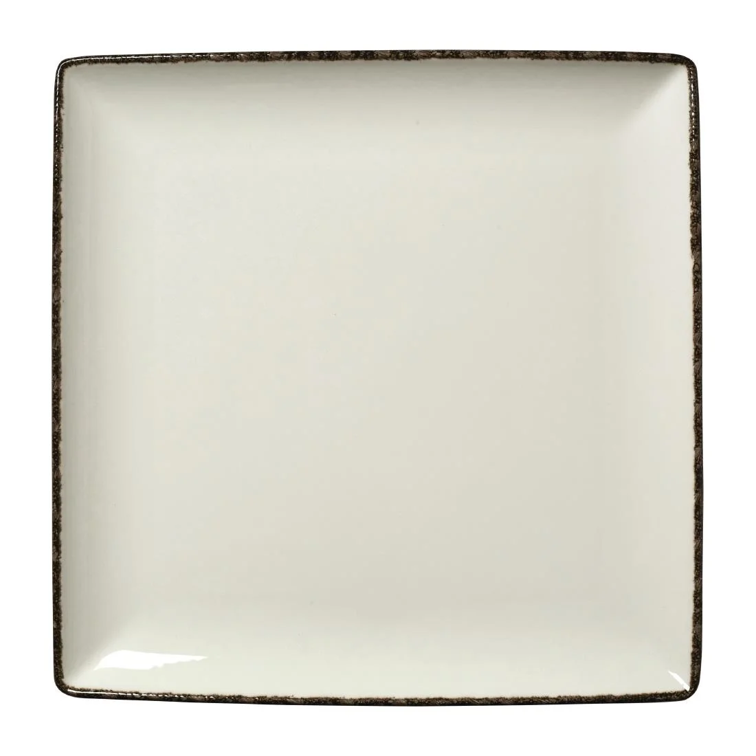 Steelite Charcoal Dapple Square One Plates 270mm (6 Pack)