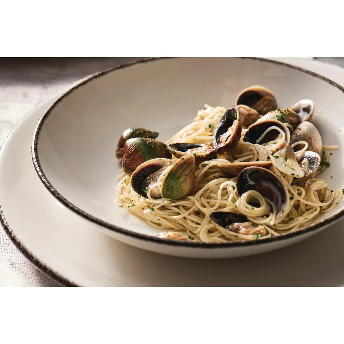 Steelite Charcoal Dapple Coupe Bowls 290mm (6 Pack) - Image 5