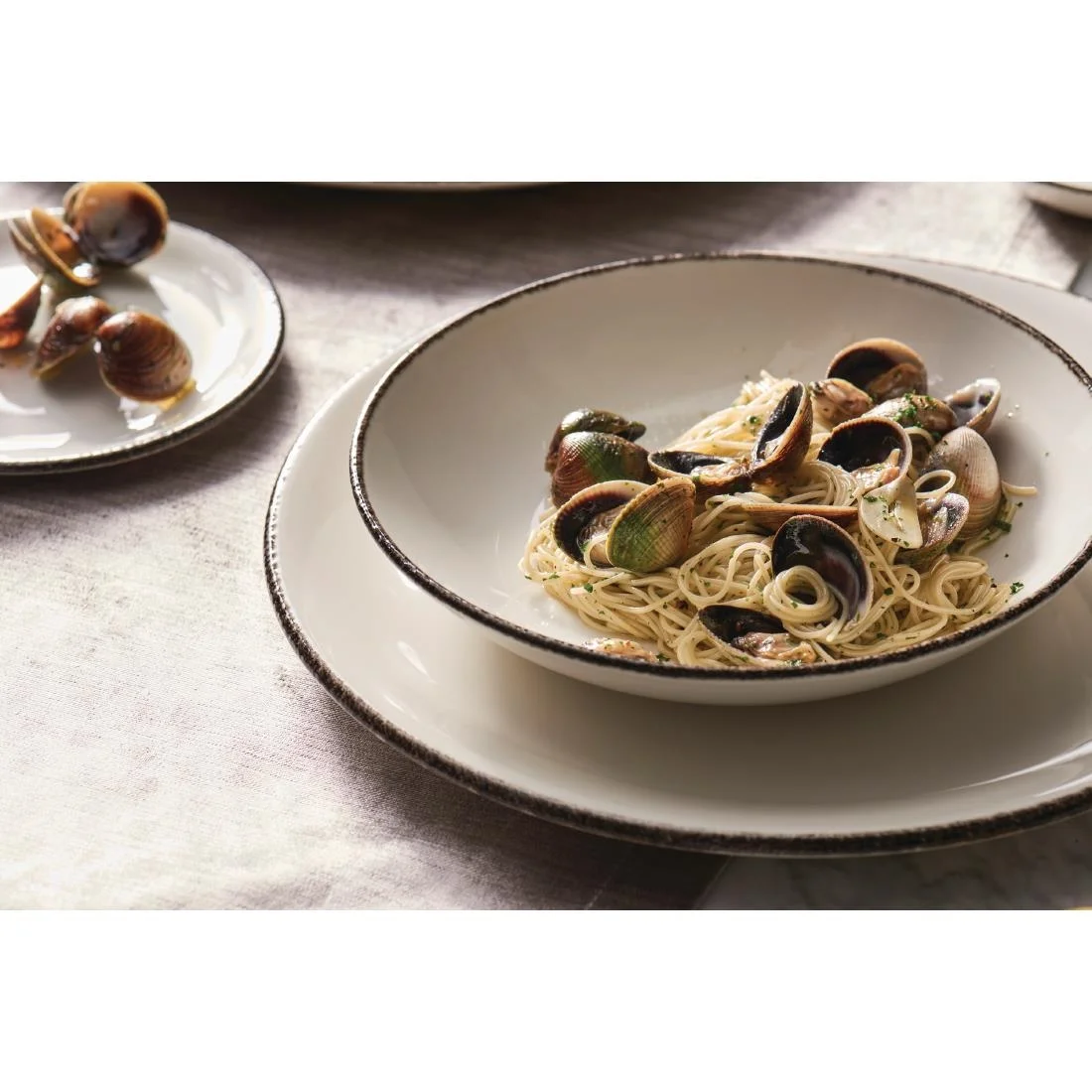 Steelite Charcoal Dapple Coupe Plates 300mm (12 Pack) - Image 6