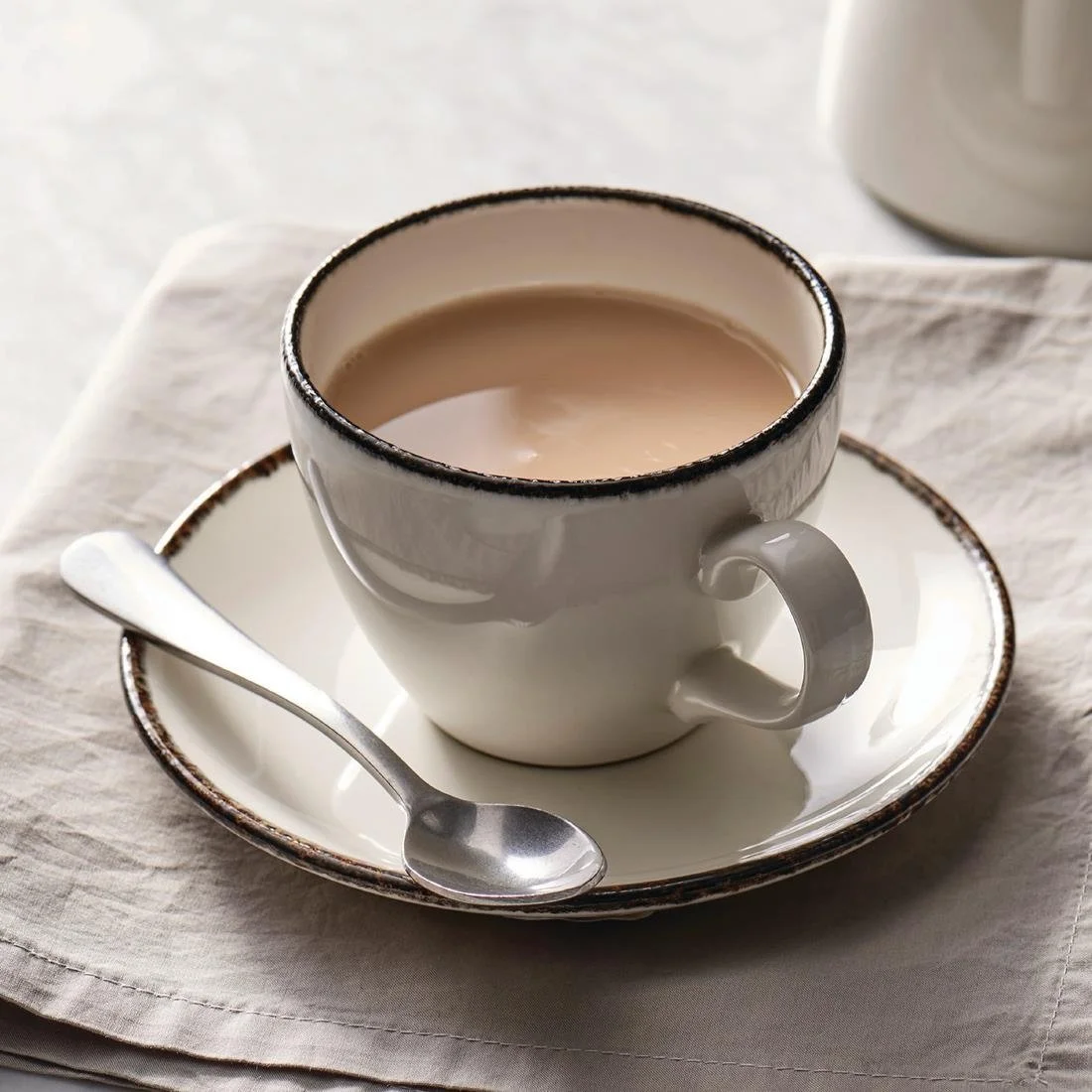 Steelite Charcoal Dapple Saucers 125mm (36 Pack) - Image 2