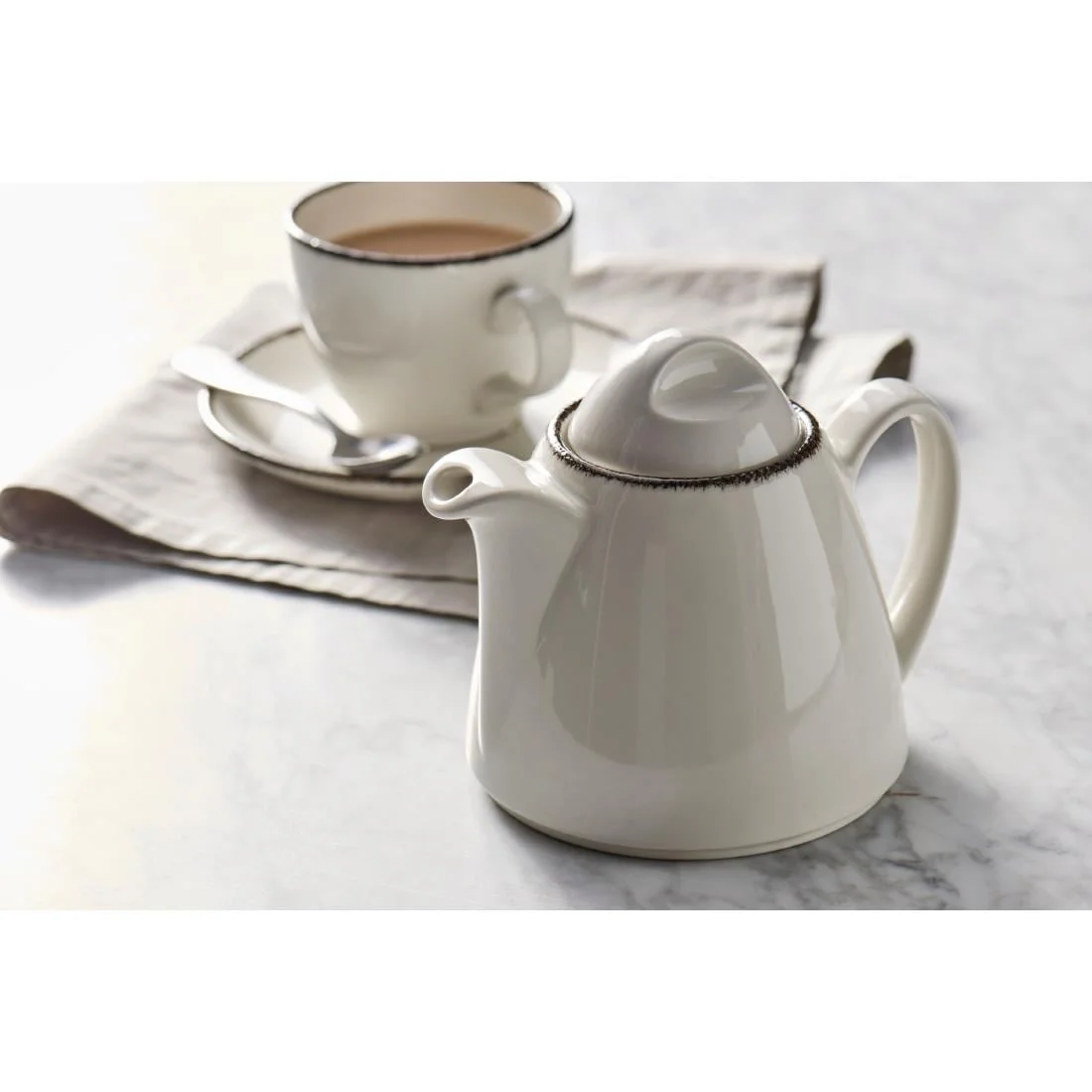 Steelite Charcoal Dapple Saucers 125mm (36 Pack) - Image 4