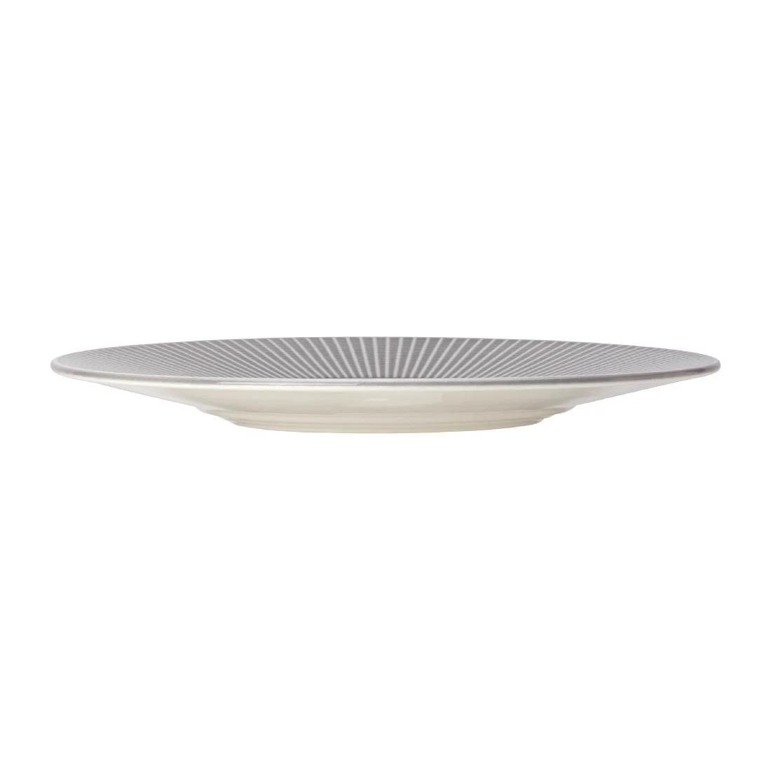 Steelite Willow Mist Gourmet Plates Medium Well Grey 285mm (6 Pack) - Image 2