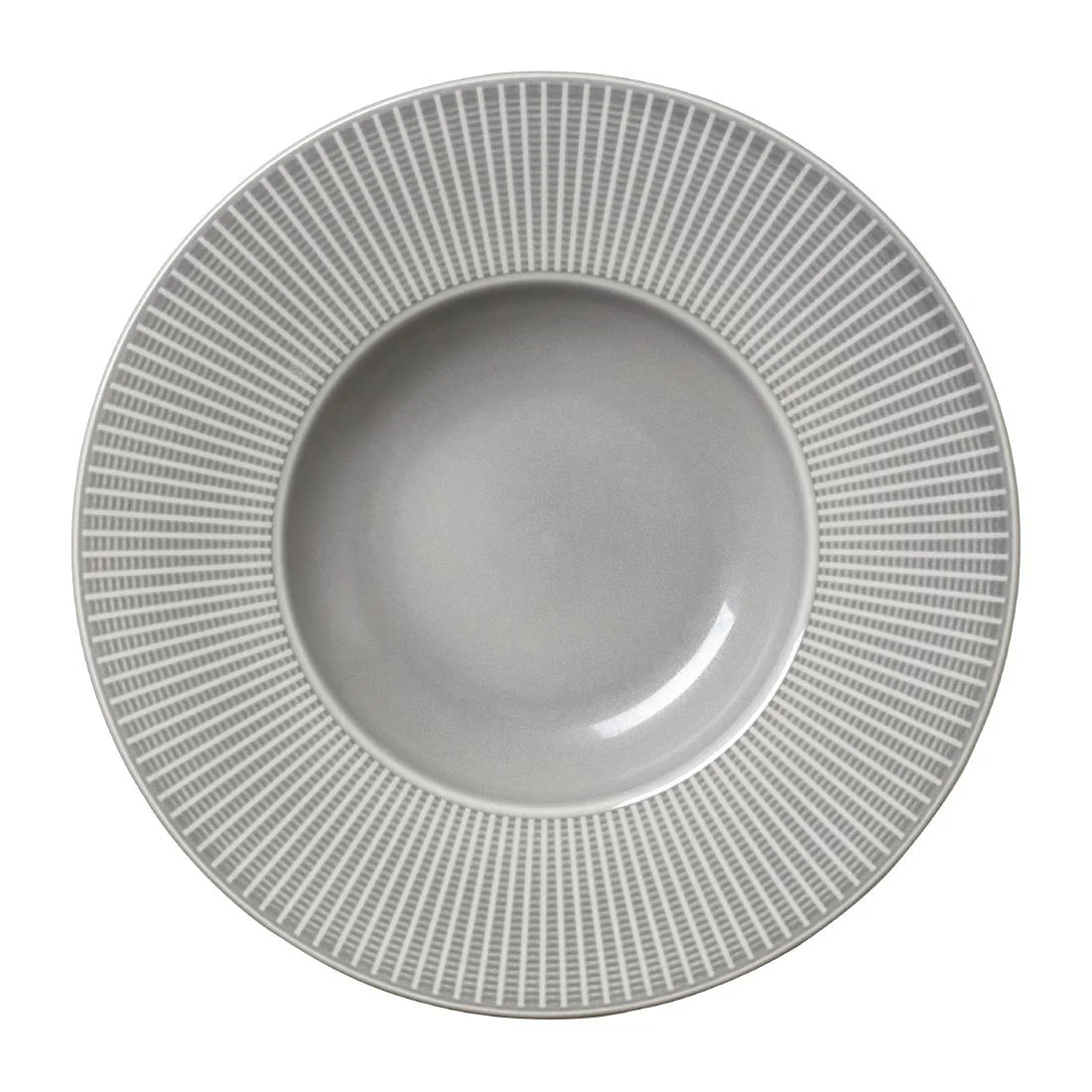 Steelite Willow Mist Gourmet Deep Rimmed Bowls Grey 285mm (6 Pack)