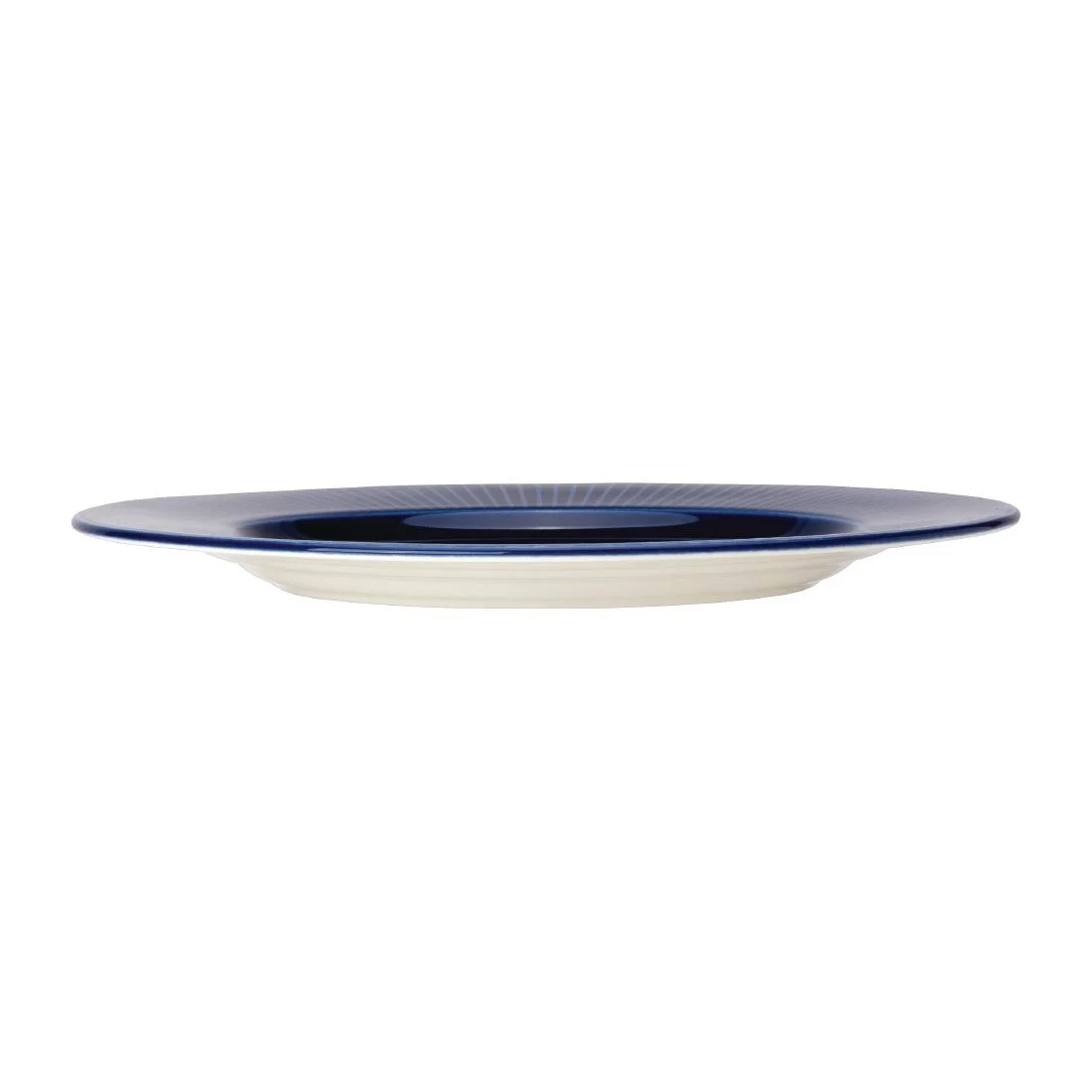 Steelite Willow Azure Gourmet Plates Large Well Blue 285mm (6 Pack) - Image 2