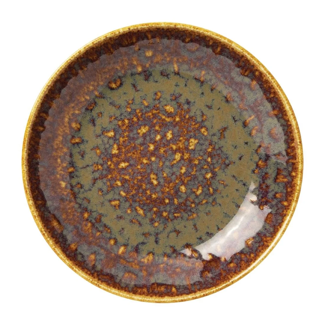 Steelite Vesuvius Coupe Bowls Amber 290mm (12 Pack)