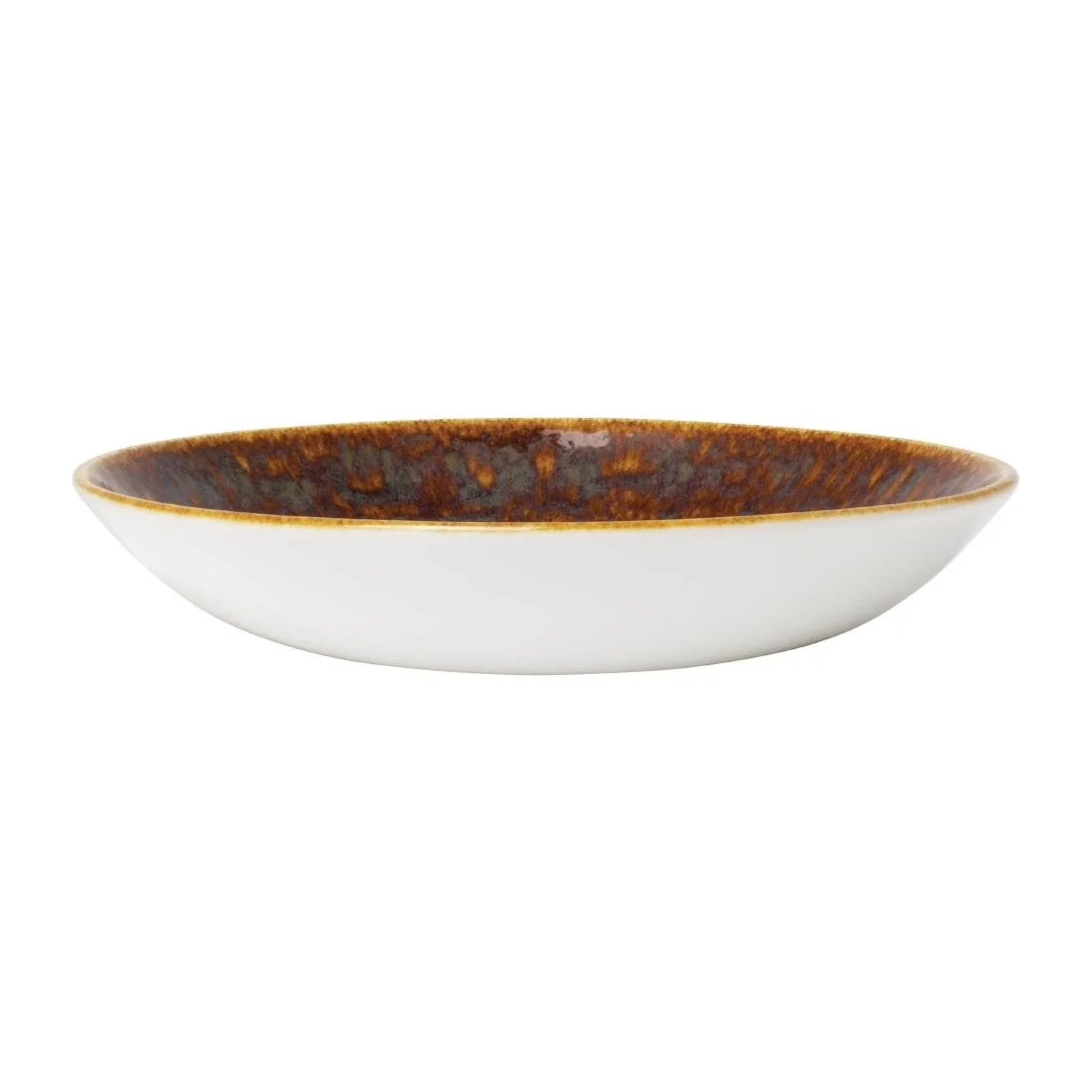 Steelite Vesuvius Coupe Bowls Amber 290mm (12 Pack) - Image 2