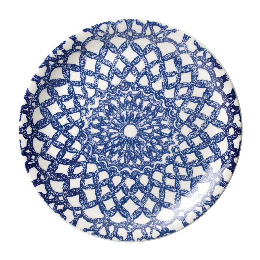 Steelite Ink Coupe Plates Nomad Blue 203mm (12 Pack)