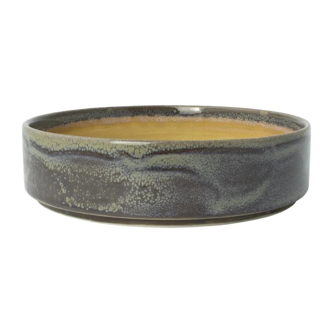 Steelite Aurora Revolution Granite Round Stacking Trays 202mm (12 Pack) - Image 1