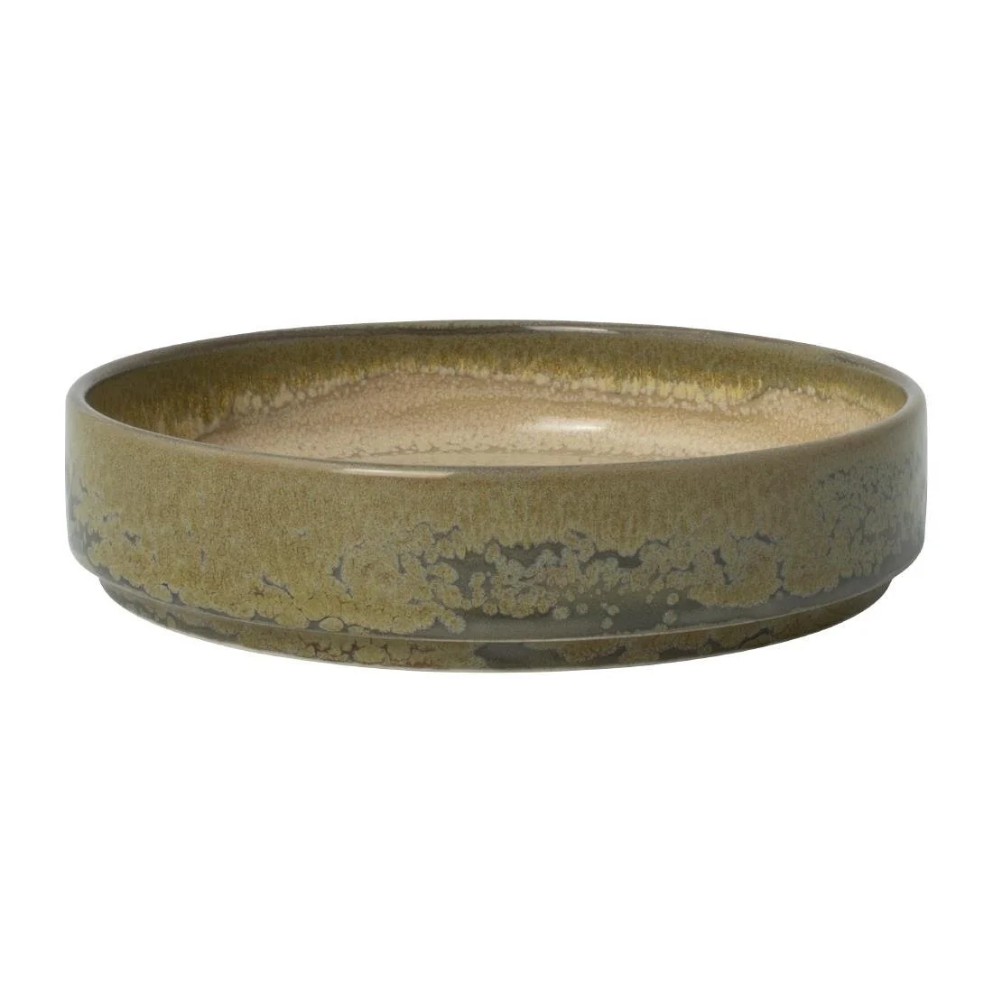 Steelite Aurora Revolution Granite Round Stacking Trays 135mm (12 Pack) - Image 1