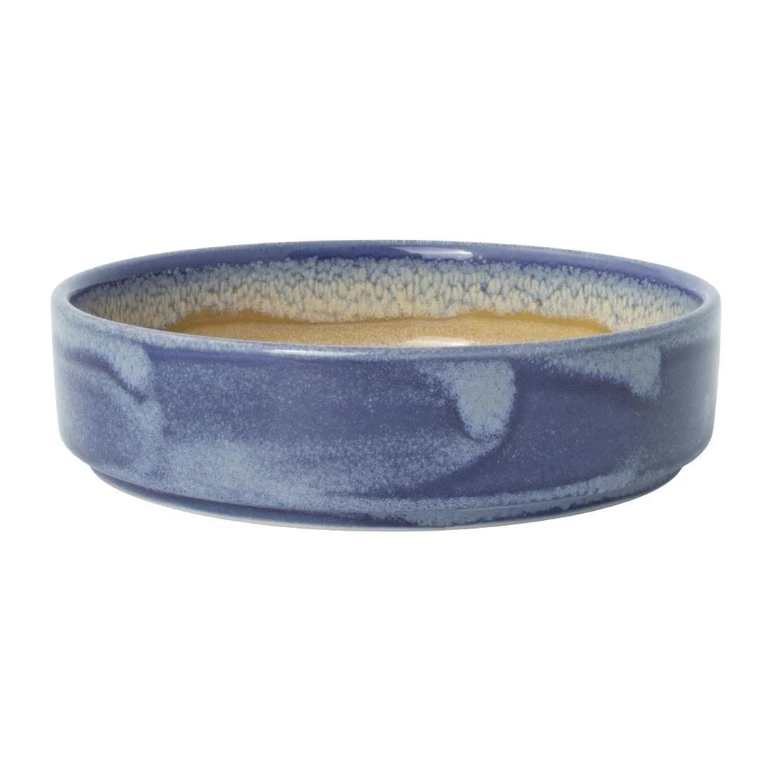 Steelite Aurora Revolution Bluestone Round Stacking Trays 165mm (12 Pack) - Image 1