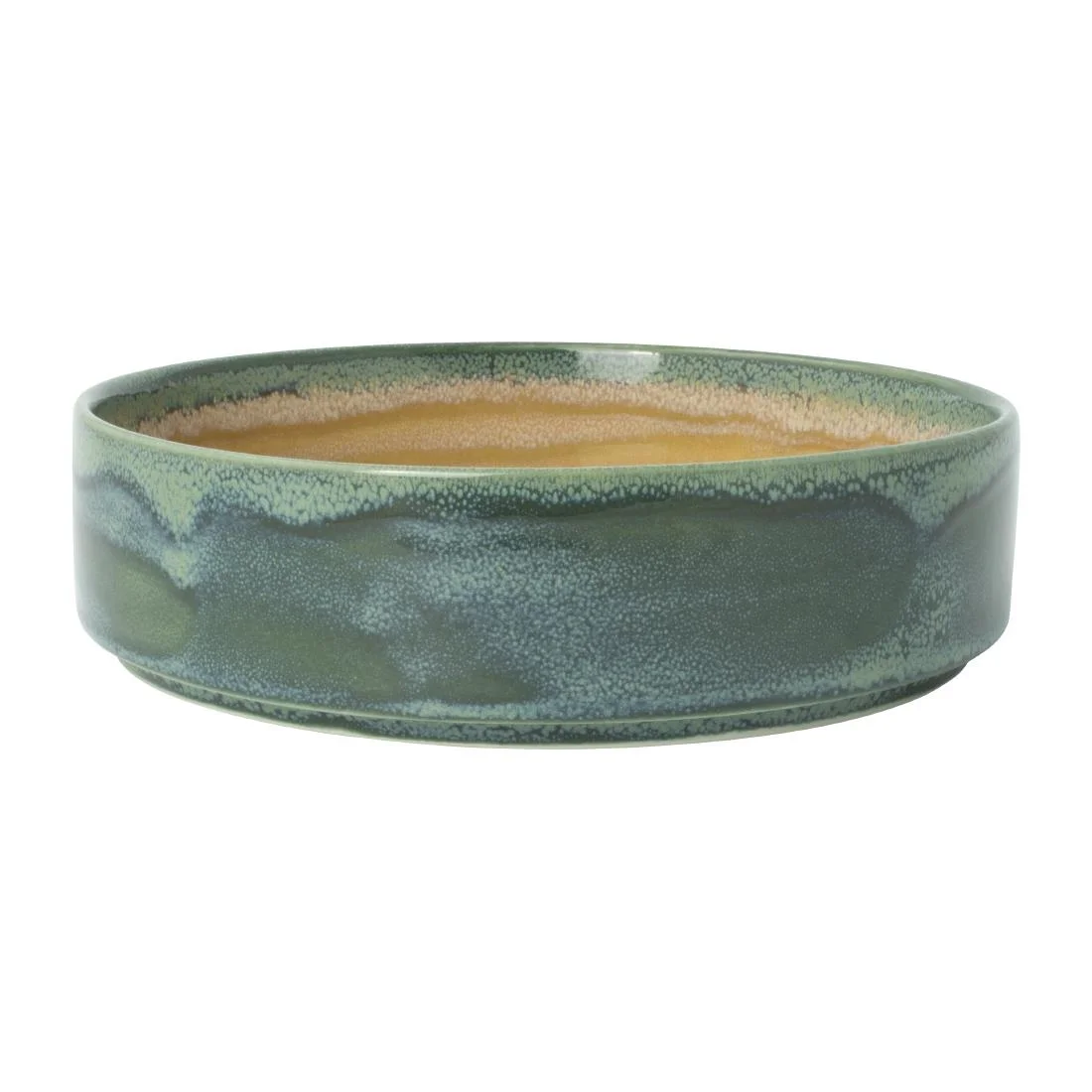 Steelite Aurora Revolution Jade Round Stacking Trays 202mm (12 Pack)