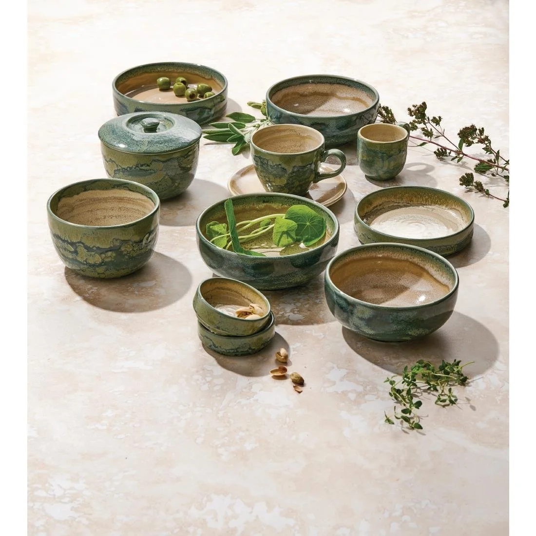 Steelite Aurora Revolution Jade Bowls 155mm (12 Pack) - Image 3