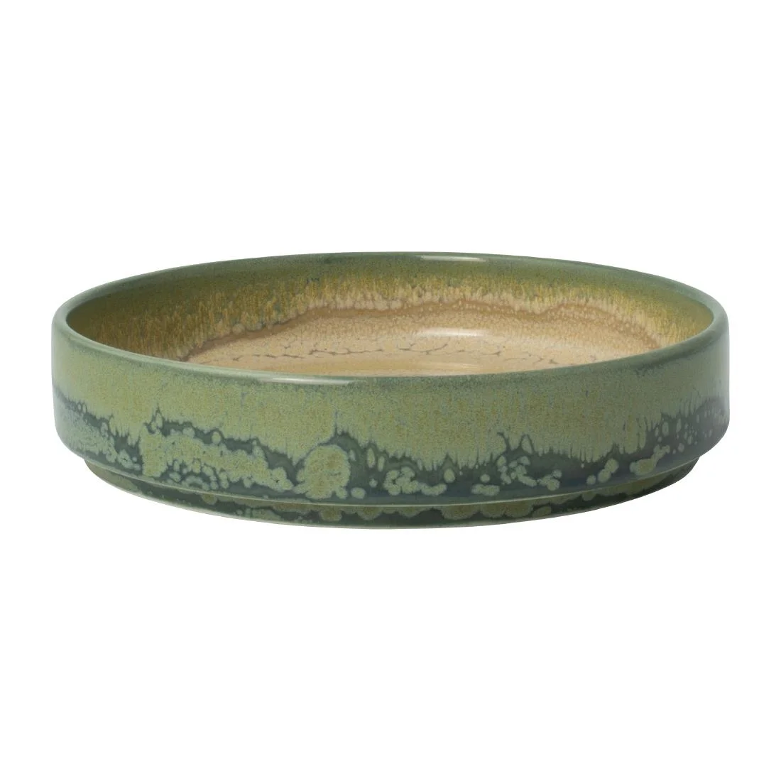Steelite Aurora Revolution Jade Round Stacking Trays 135mm (12 Pack)