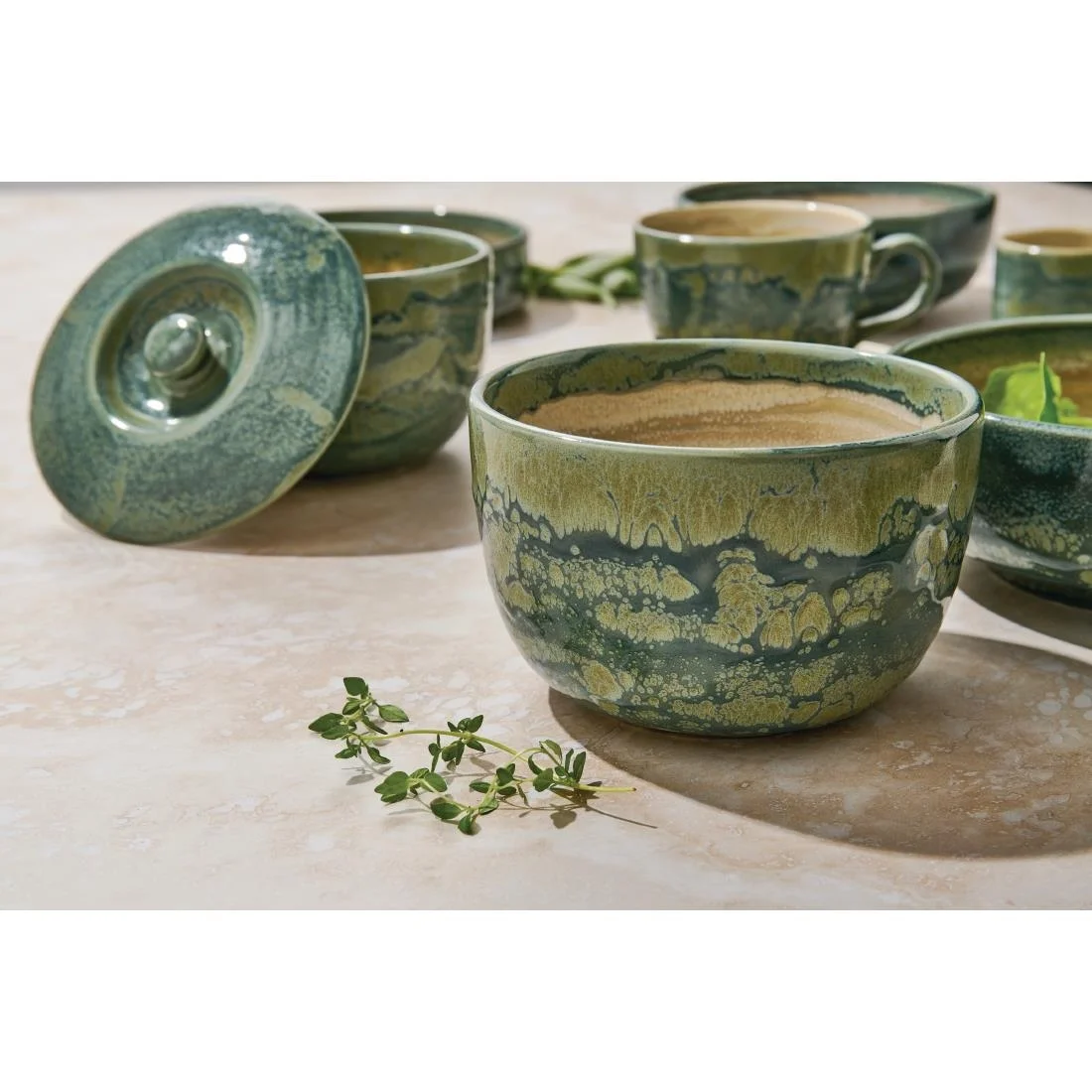 Steelite Aurora Revolution Jade Bowls 175mm (12 Pack) - Image 7