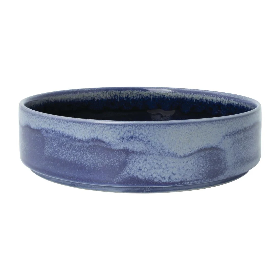 Steelite Aurora Vesuvius Round Stacking Trays Lapis 202mm (12 Pack)
