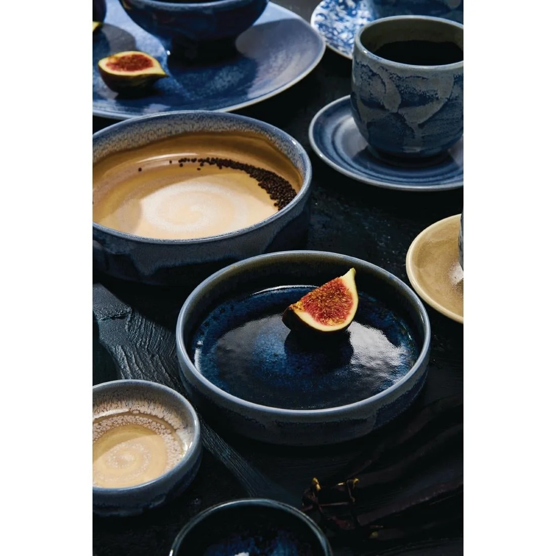Steelite Aurora Vesuvius Round Stacking Trays Lapis 165mm (12 Pack) - Image 3