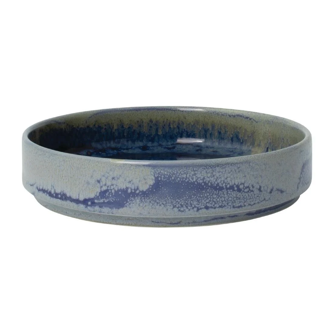 Steelite Aurora Vesuvius Round Stacking Trays Lapis 135mm (12 Pack)