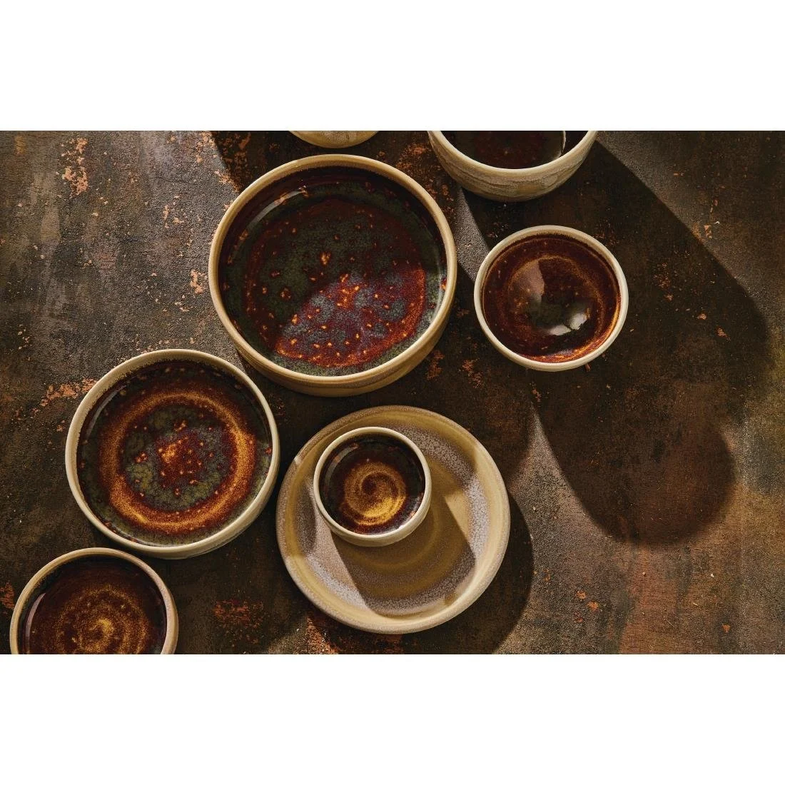 Steelite Aurora Vesuvius Amber Bowls 135mm (12 Pack) - Image 3