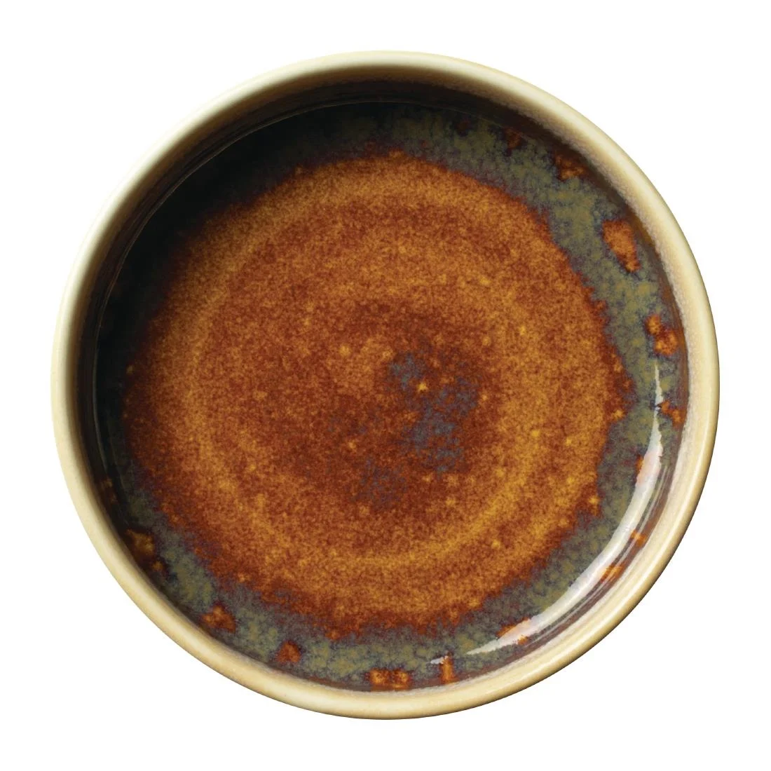 Steelite Aurora Vesuvius Amber Round Stacking Trays 165mm (12 Pack) - Image 5