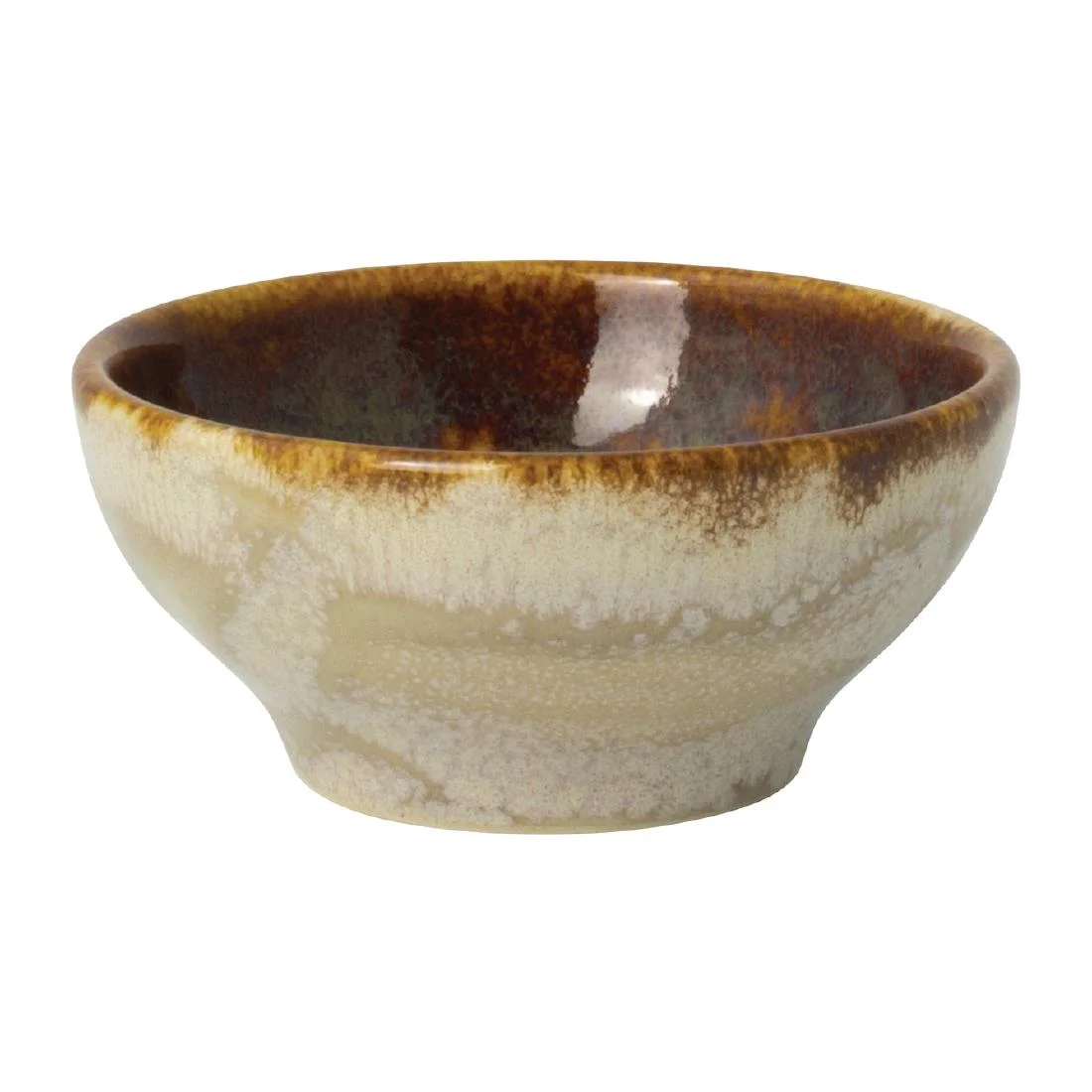 Steelite Aurora Vesuvius AmberTulip Bowls 70mm (12 Pack)