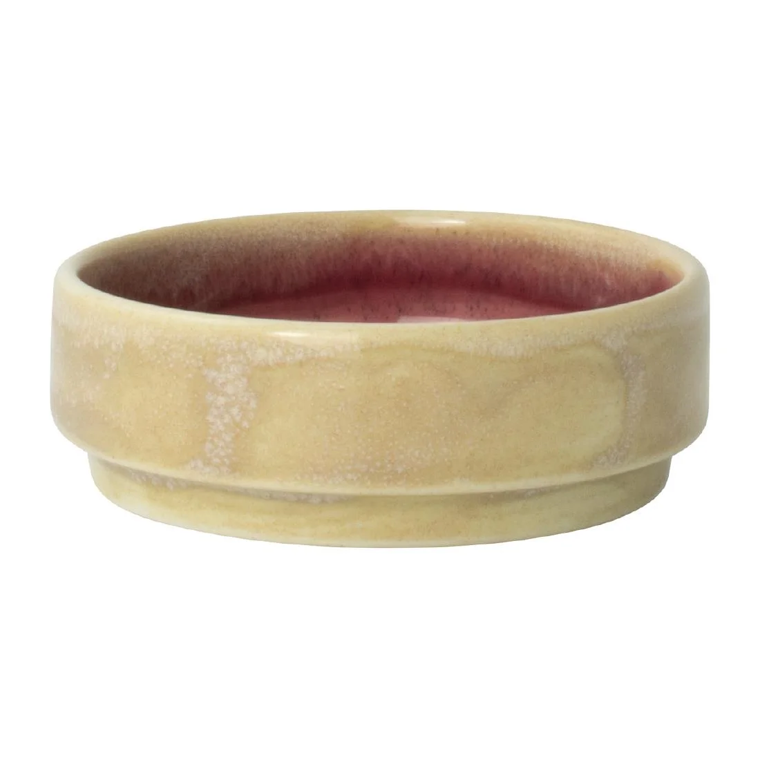 Steelite Aurora Vesuvius Rose Quartz Trays Round 75mm (12 Pack)