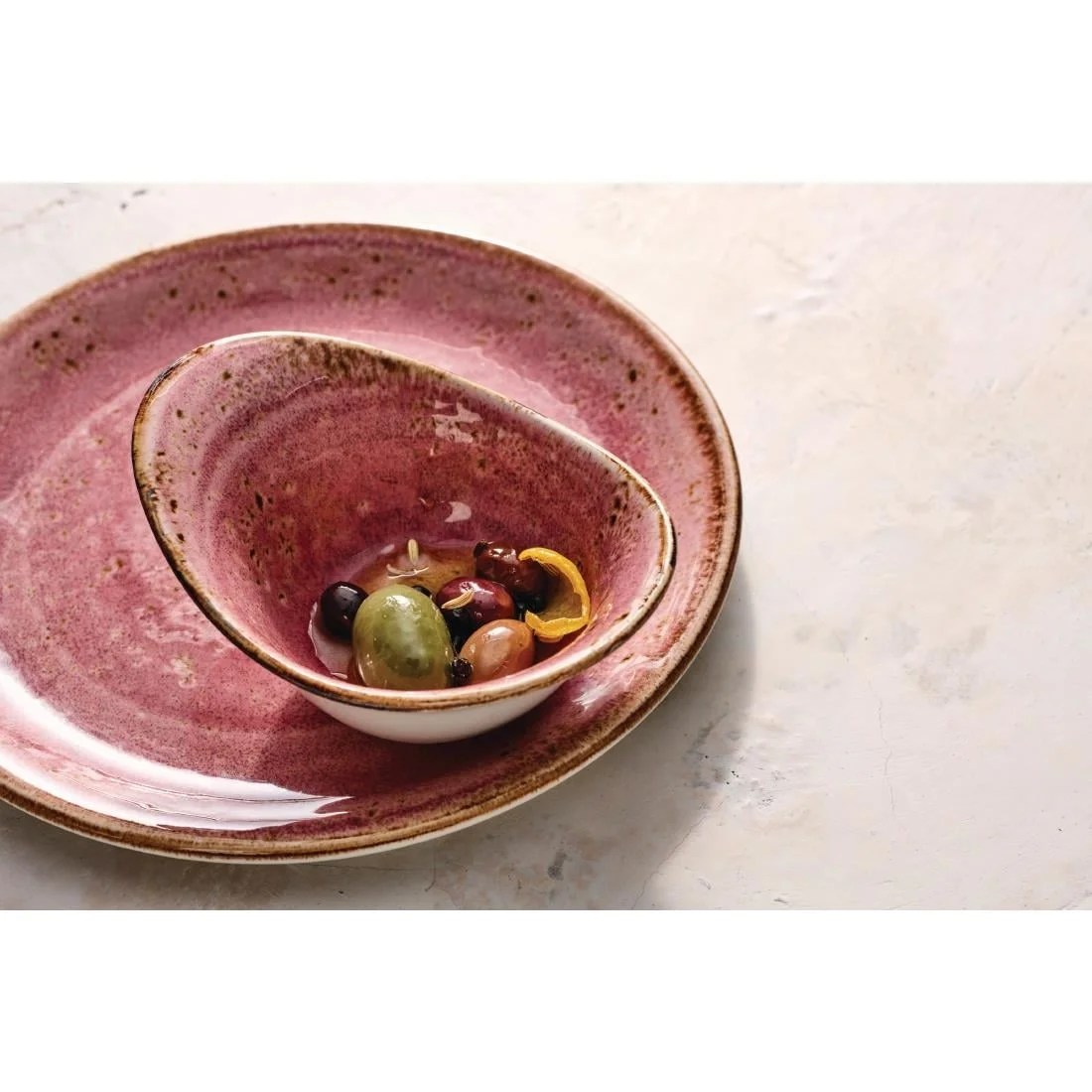 Steelite Craft Raspberry Plate Coupe 252.5mm (12 Pack) - Image 2