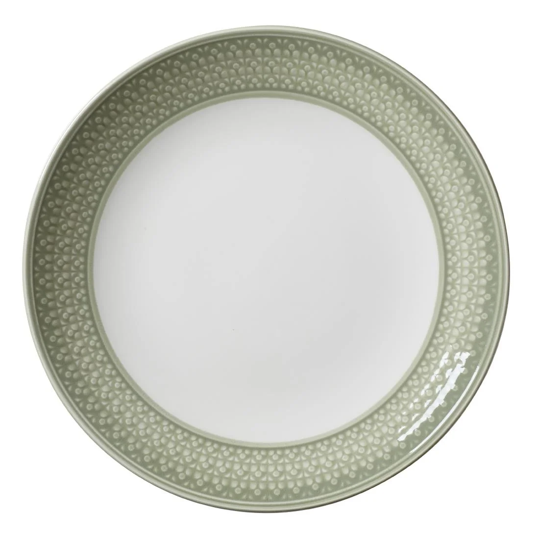 Steelite Bead Sage Coupe Plates 285mm (6 Pack) - Image 1