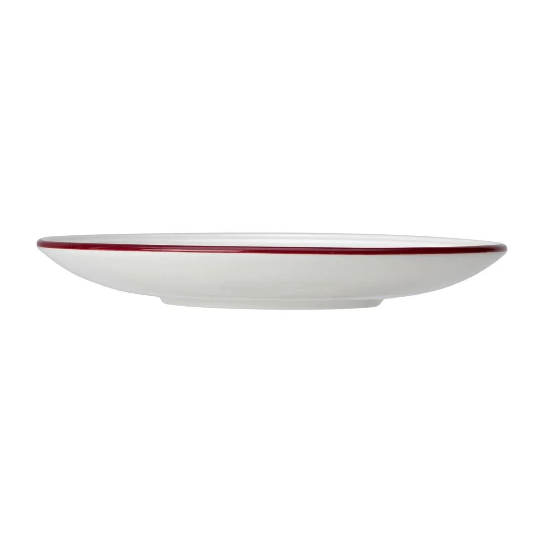 Steelite Bead Maroon Band Saucers 150mm (12 Pack) - Image 3