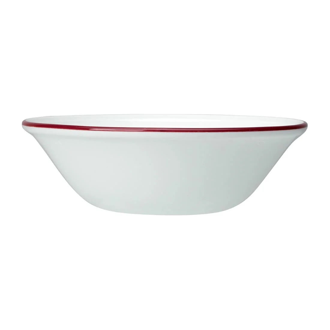 Steelite Bead Maroon Band Oatmeal Bowls 165mm (12 Pack) - Image 2