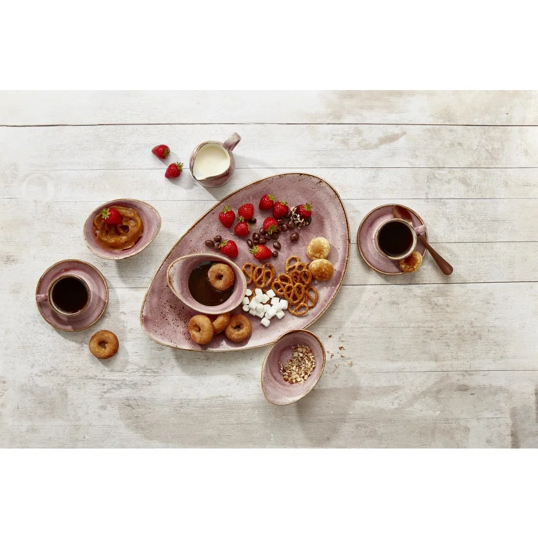 Steelite Craft Raspberry Plates 370mm (6 Pack) - Image 3