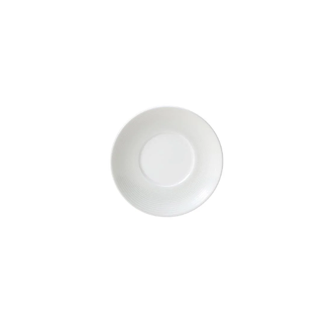 William Edwards Spiro Espresso Saucers White 120mm (12 Pack)