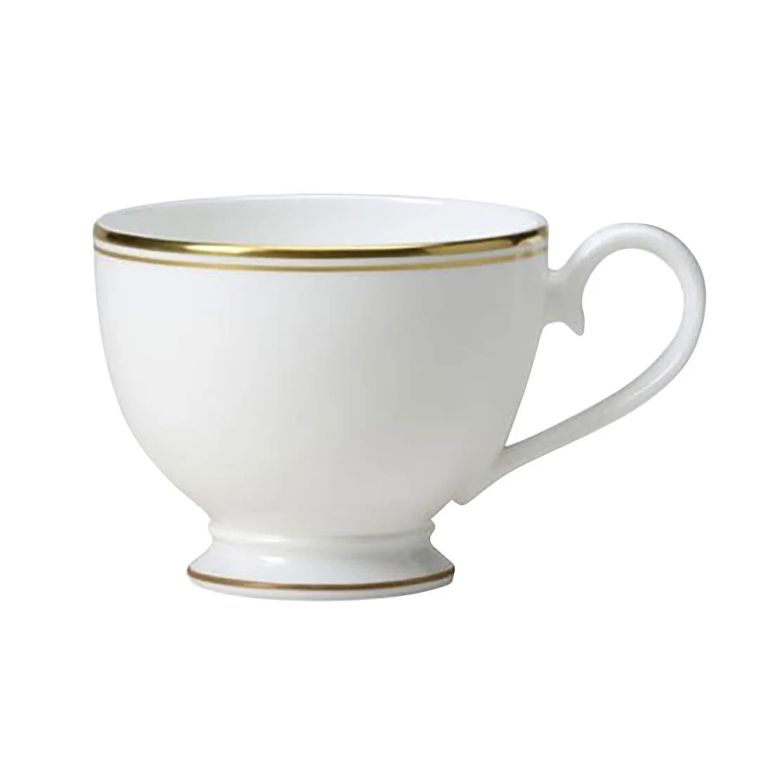 William Edwards Burnished Gold Classic Footed Tea Cups 220ml (12 Pack)