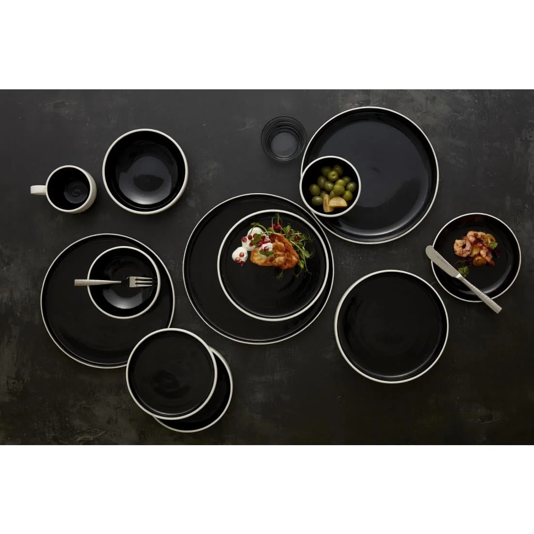 Steelite Nyx Stacking Plates 285mm (6 Pack) - Image 4