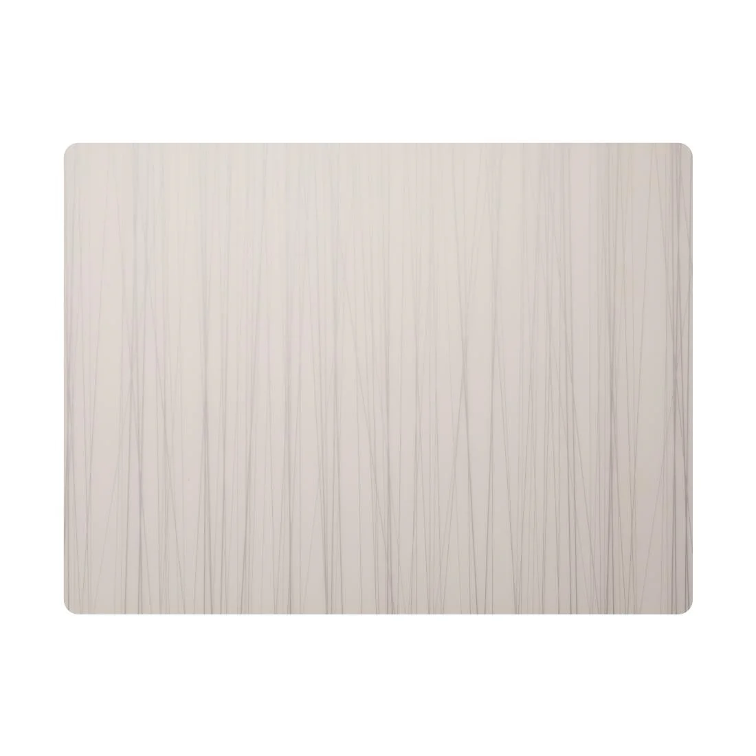 Steelite Modern Twist Silicone Placemat Silver Stream 305x406mm (12 Pack)