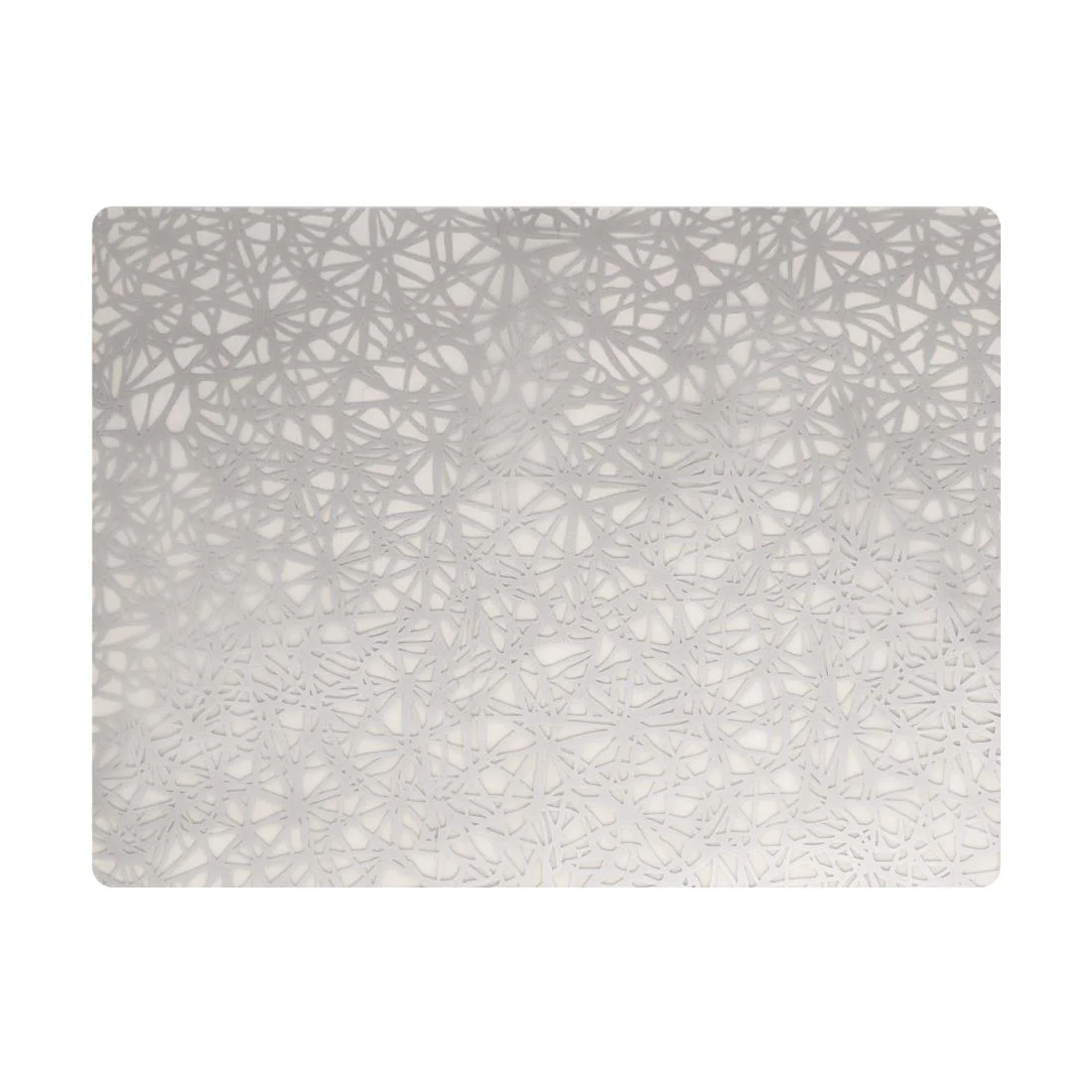 Steelite Modern Twist Silicone Placemat Silver Twine 305x406mm (12 Pack)