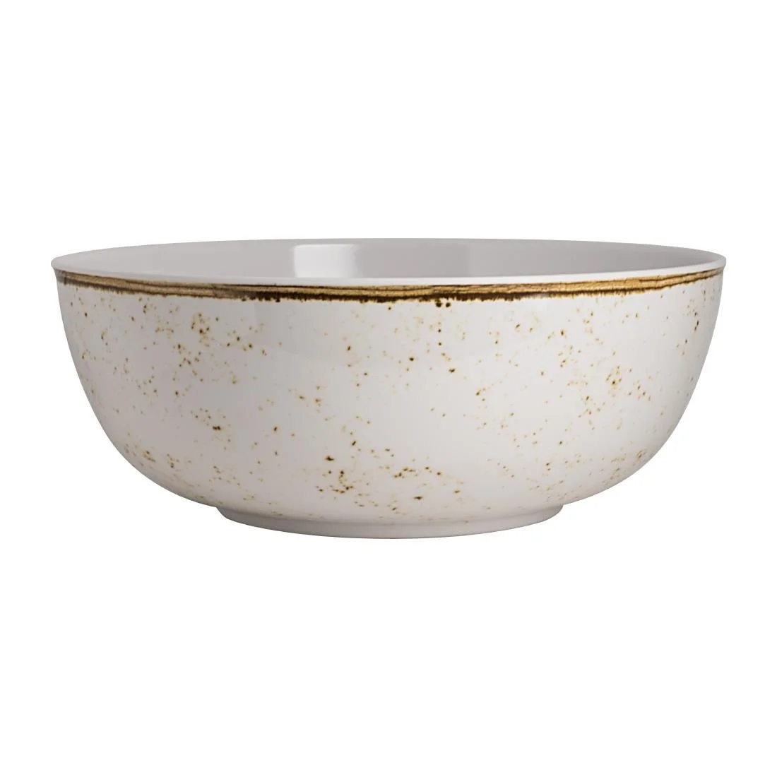 Steelite Craft White Buffet Extra Large Round Bowls 381mm (2 Pack) - Image 1