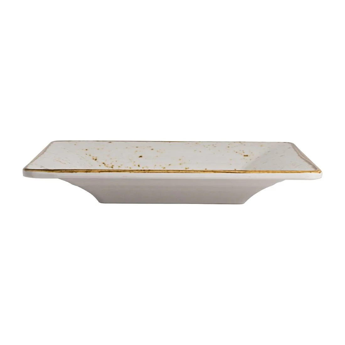 Steelite Craft White Buffet Square Pebble Bowls 254mm (6 Pack)