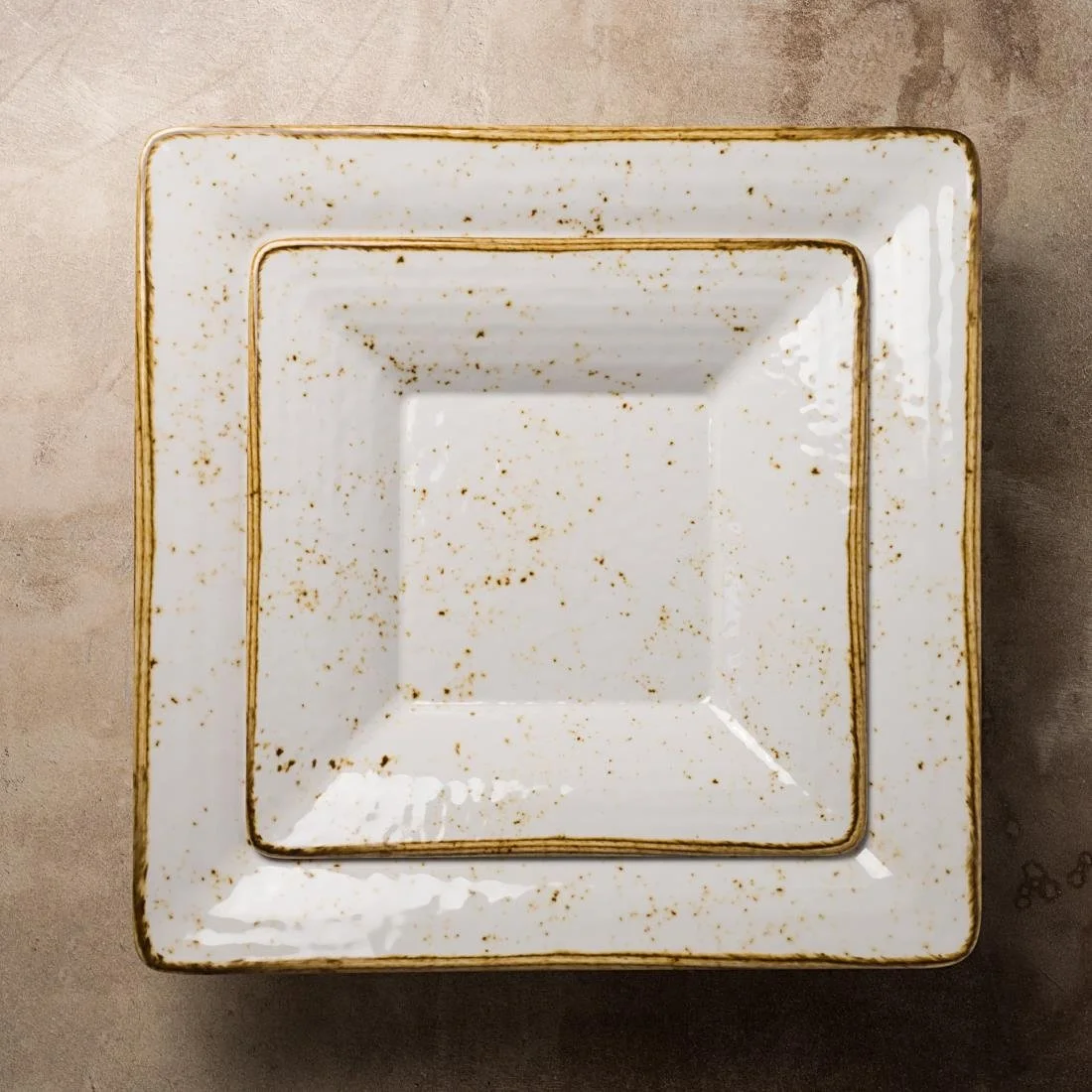 Steelite Craft White Buffet Square Pebble Bowls 254mm (6 Pack) - Image 4