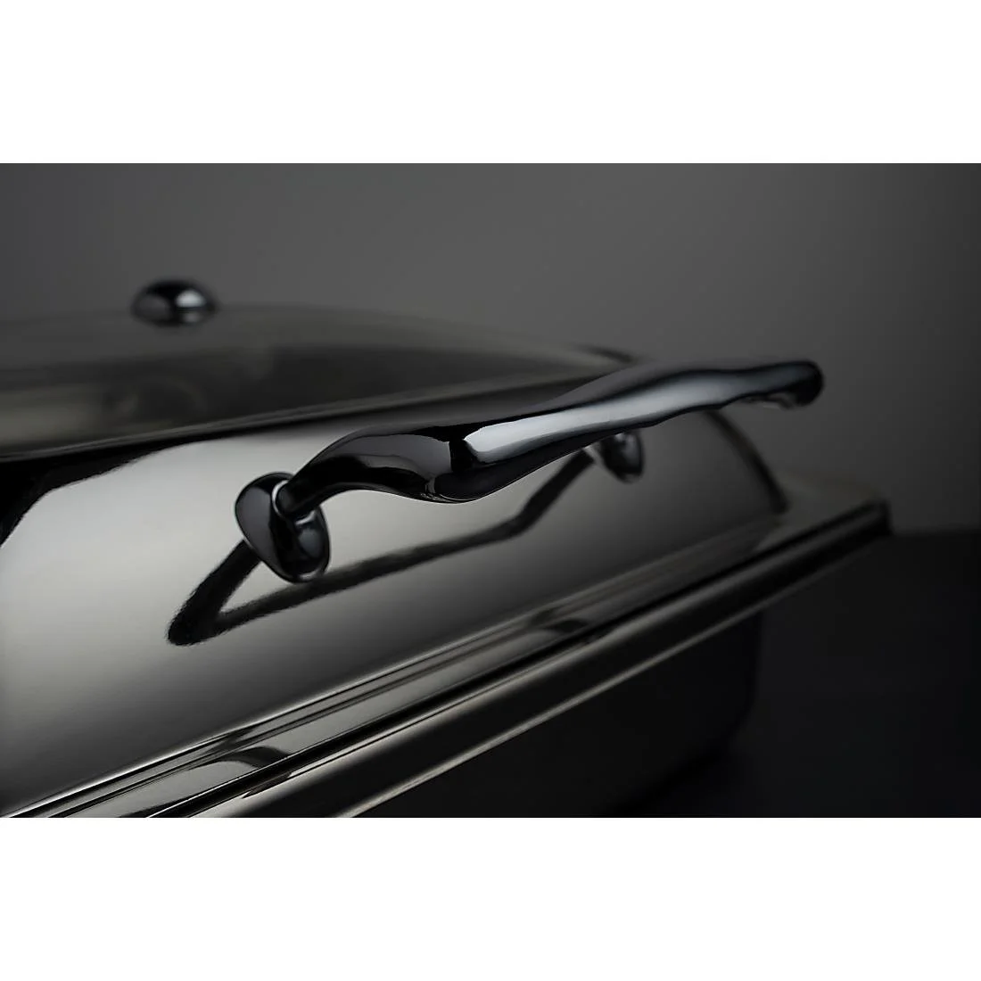 Steelite Creations Rect Chafing Dish With Stand 572x432x298mm - Image 2