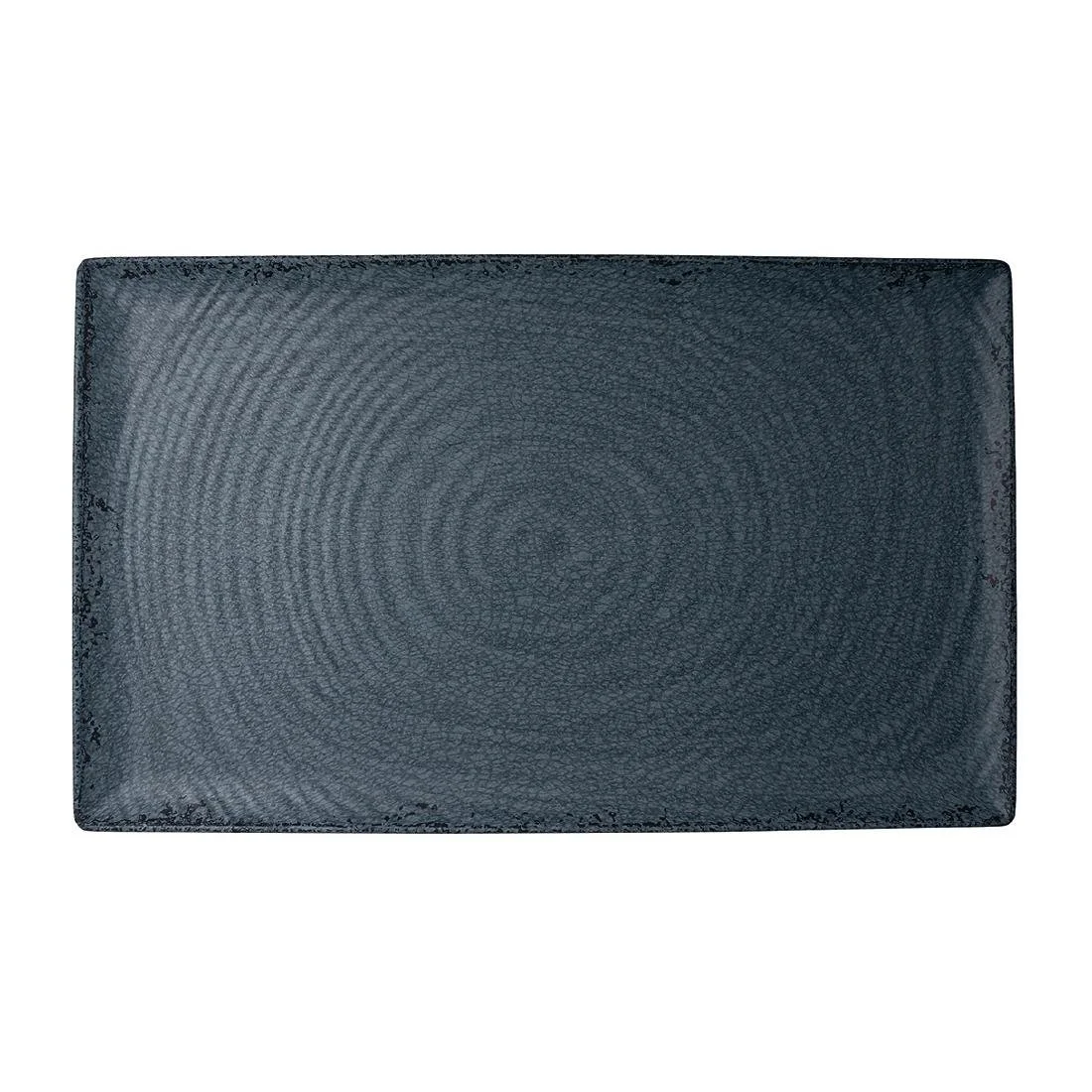 Steelite Pompeii Slate Gastronome Platter 1/1 530mm x 327mm - Image 1