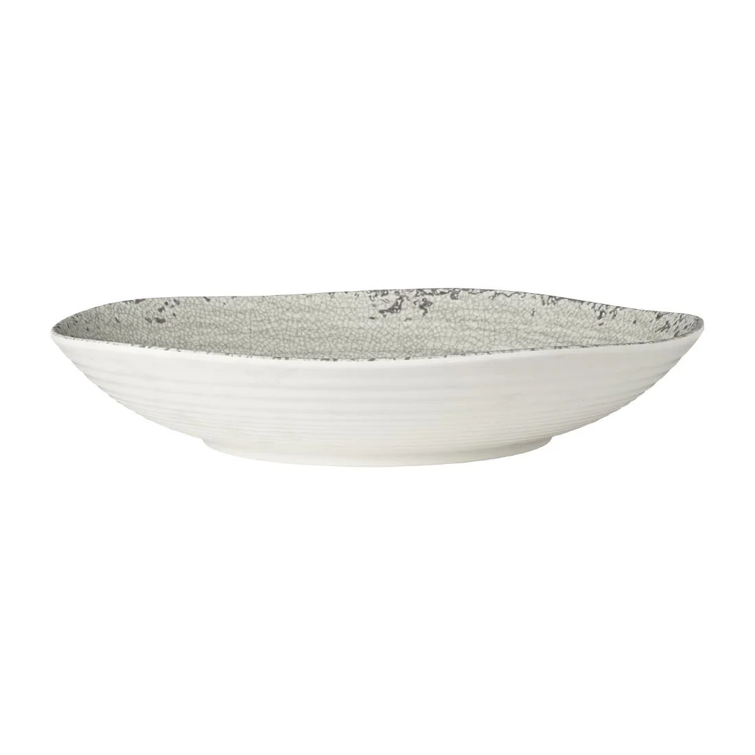 Steelite Pompeii Stone Medium Shallow Round Bowls 298x 67mm (6 Pack)