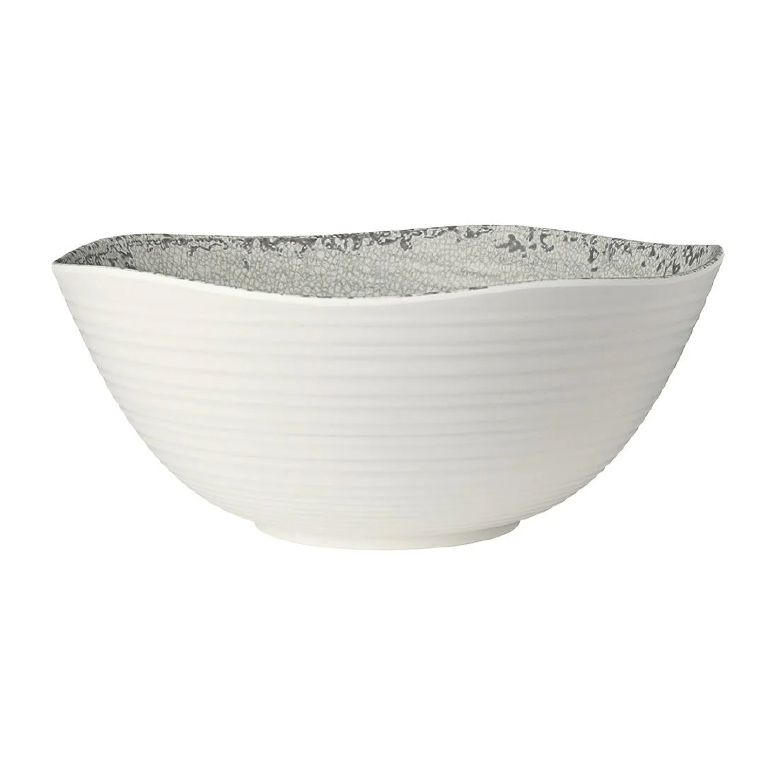 Steelite Pompeii Stone Large Round Bowls 356x 149mm (2 Pack)