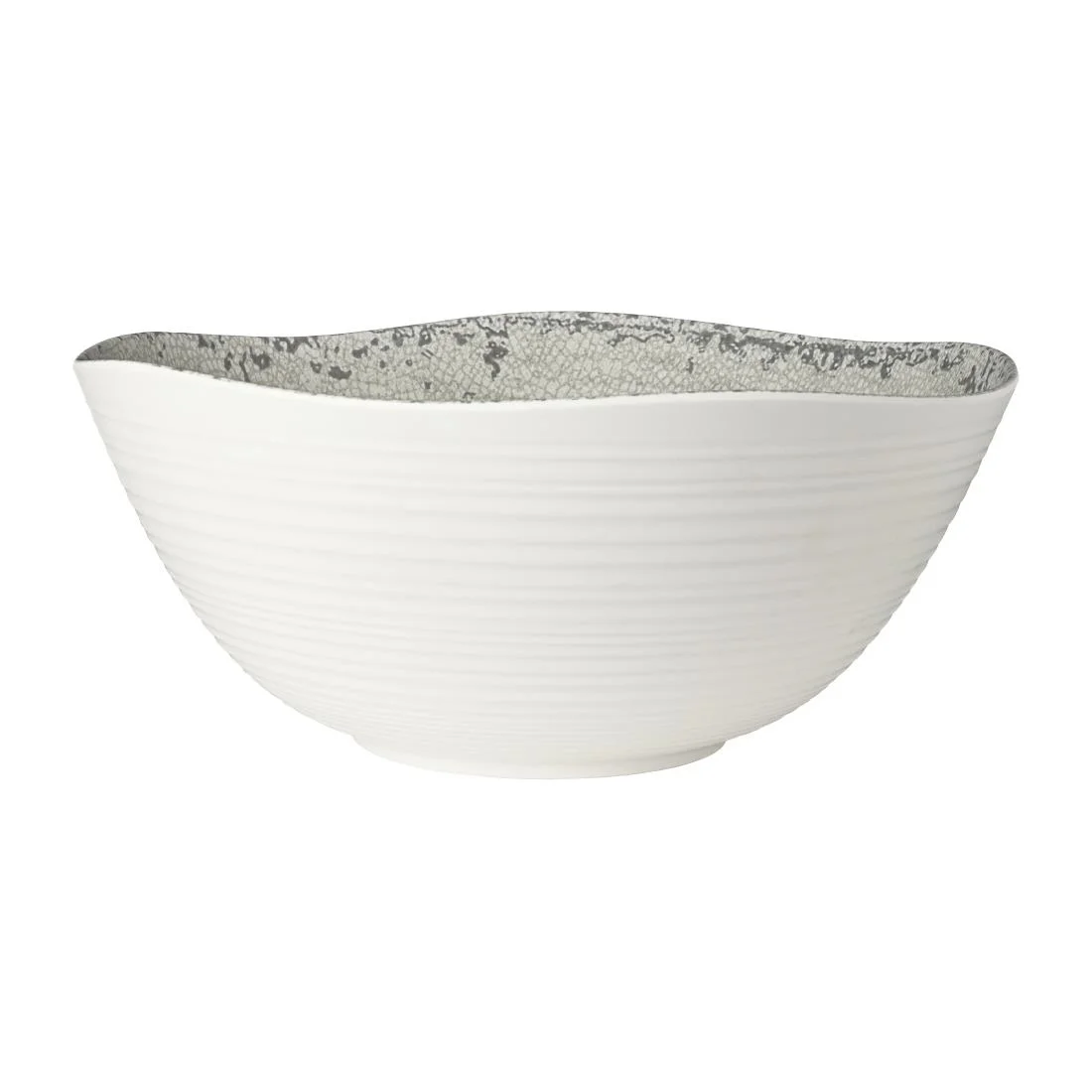 Steelite Pompeii Stone Large Round Bowls 413x 175mm (2 Pack)
